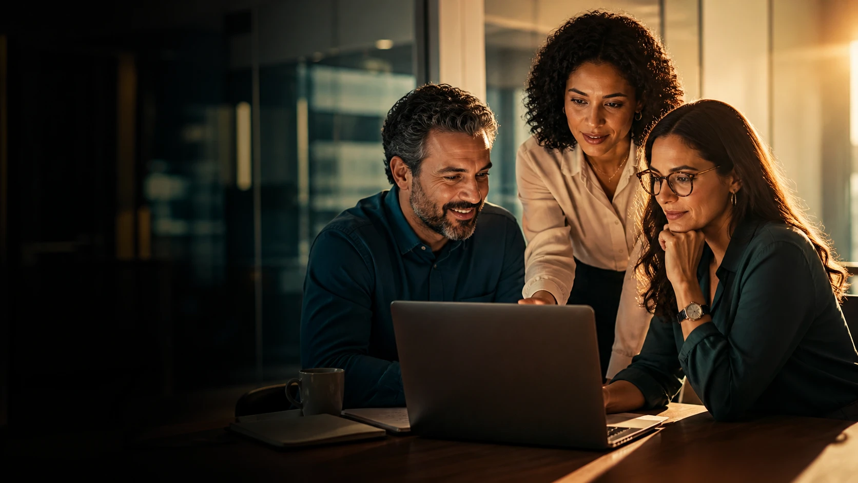 Equipe analisando dados com o Argos